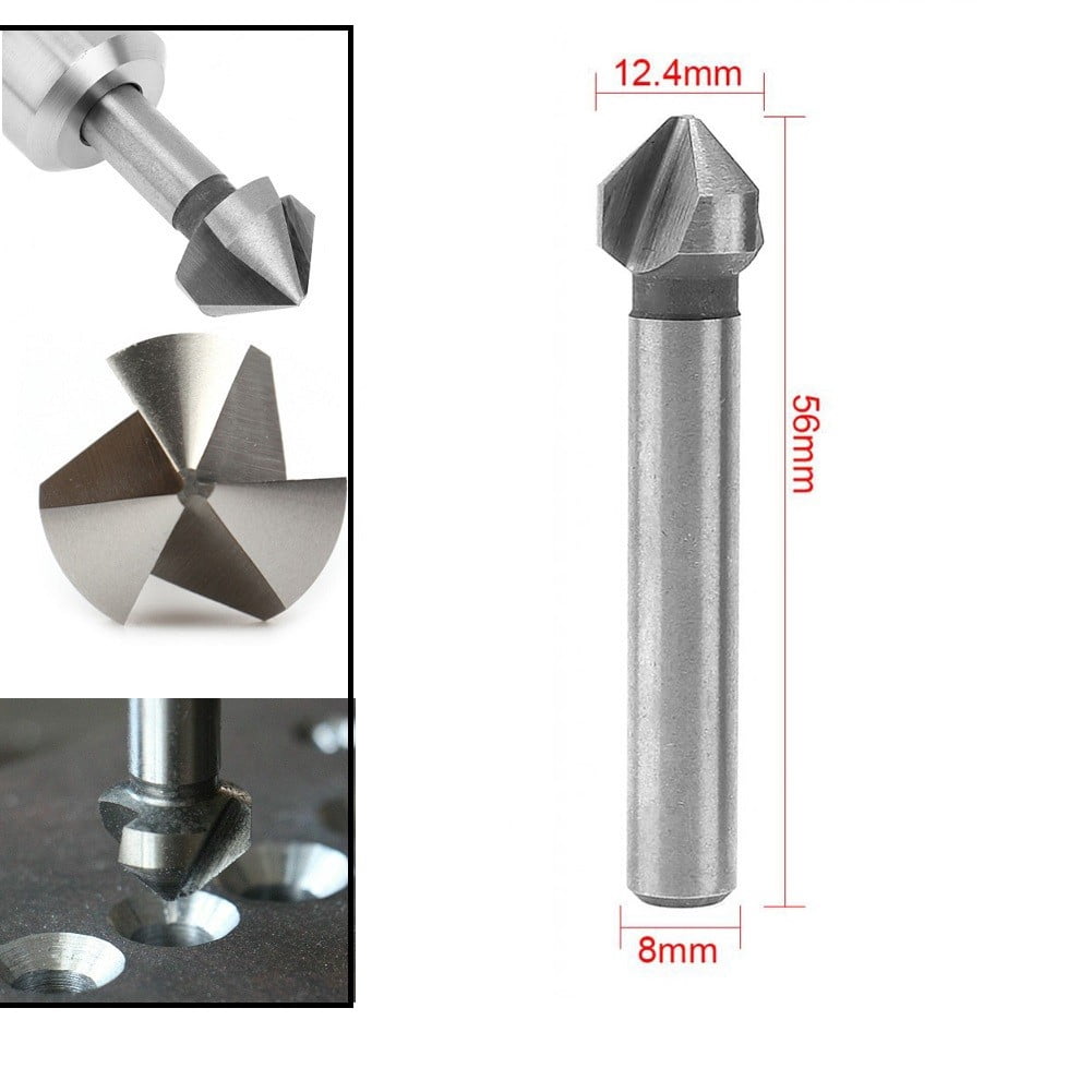 3 Flute Countersink Drill Bit For Smooth Chamfering 90 Degree Cutter ...
