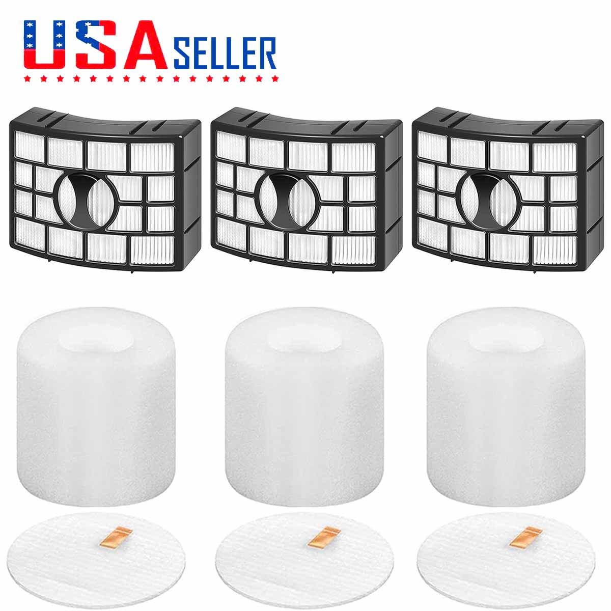 3 Foam & Felt + 3 HEPA Filter Replacement for Shark APEX DuoClean Lift