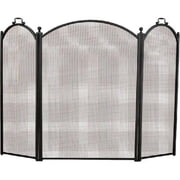 3 Fold Arched Screen, Black