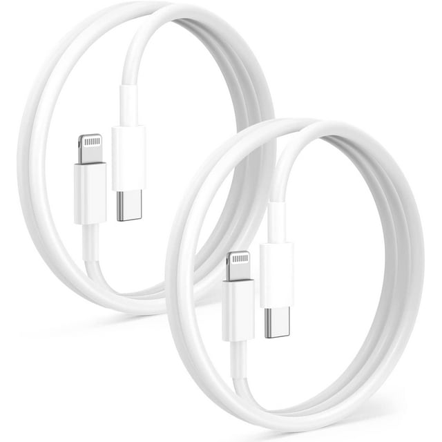 3 Foot[Apple MFi Certified] iPhone Charger,2 Pack Lightning Cable,Fast