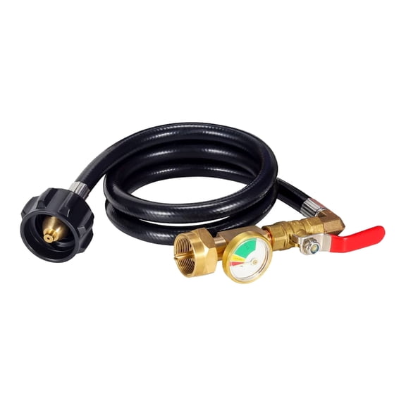 3 Foot C3H8 Tube Resupply Hose With Control Gate And Flood Security