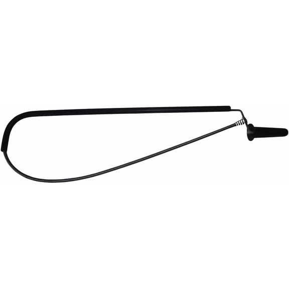 3-Foot Toilet Auger 3/8" Heavy-Duty Steel Cable with Vinyl Safety Guide PP Handle for Non-Slip Grip Flexible Plumbing Snake for Toilet Clogs and Blocked Drains
