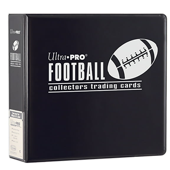 Ultra PRO: 3-Ring Binder - Football (Black)