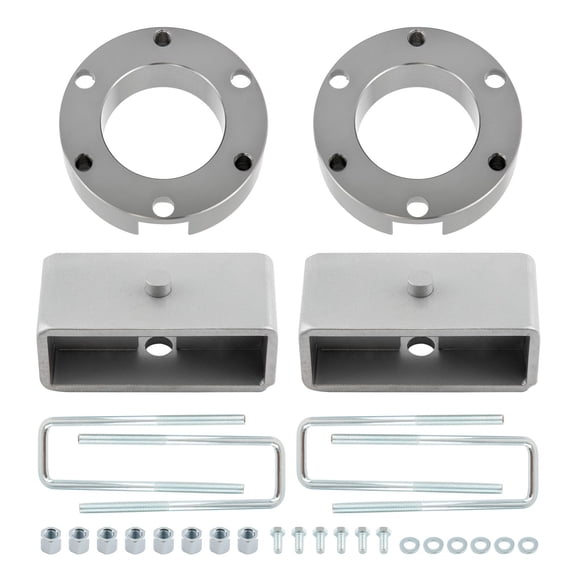 3" Front / 2" Rear Leveling Lift Kit for 1995-04 Toyota Tacoma 4WD/2WD - 6 Lug Model - Billet Aluminum & Steel Spacers - SKU: 56076371
