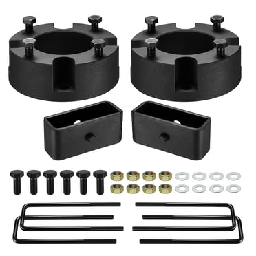2017 Tacoma Lift Kit 3" Front & 2" Rear Lift Leveling Kit For Toyota Tundra/Sequoia (2007-2021) - Aluminum Spacer & Block Set Body Lift Kit