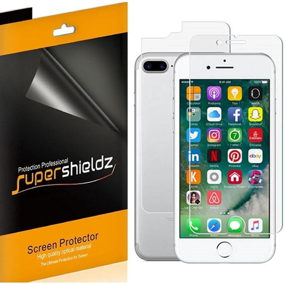 Supershieldz Designed for iPhone 7 Plus Anti-Glare (Matte) Screen Protector (3 Front and 3 Back)