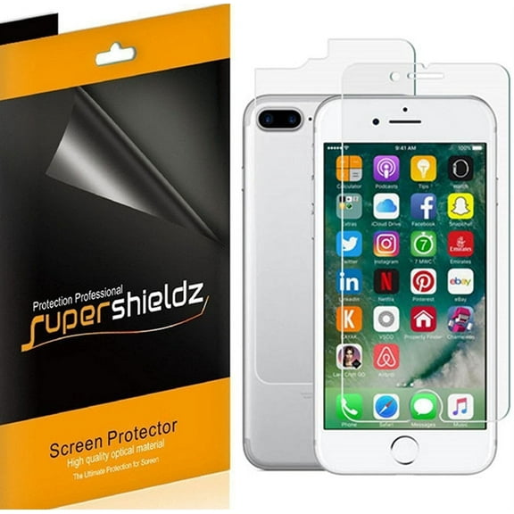 [3 Front & 3 Back] Supershieldz for iPhone 7 Plus [Front + Back] Full Body Anti-Glare & Anti-Fingerprint (Matte) Screen Protector