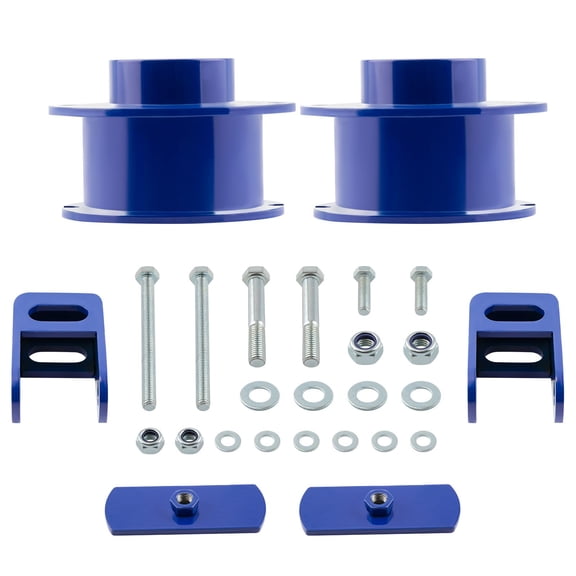 3" Front Leveling Lift Kit for Ram 2500/3500 4WD 2013-2022 - Steel Spacer Kit, Left/Right/Front Placement, Up to 35" Tires, SKU: 62546051