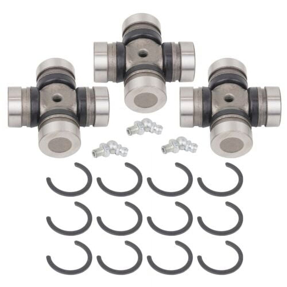 BossBearing Rear Drive Shaft U-Joint For Polaris ATP 500 HO (2004-2005) - Greaseable With Upgraded Stainless Steel Roll Pin