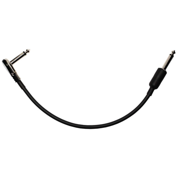 3 Ft Castline Silver Mogami 2319 Guitar Pedal Board Effects Switcher Patch Cable 1/4 TS Low Profile and Short Barrel Connectors