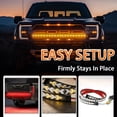 thumbnail image 1 of 3 Ft Truck Strip Light LED Bar with Sequential Amber Turn Signals and Red Brake Light for Pickup Trailer RV SUV Cargo Hauling Night Safety, Multicolor, 1 of 3