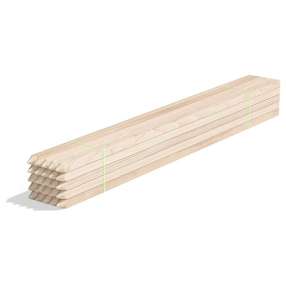 3 Ft. Wooden Garden and Sign Post Stakes (50-Pack)