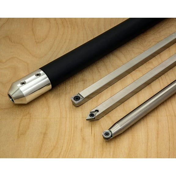 3 Full Size Tools - Rougher, Detailer and Simple Shear Cutting Finisher - 1 Handle - 26.5 Overall