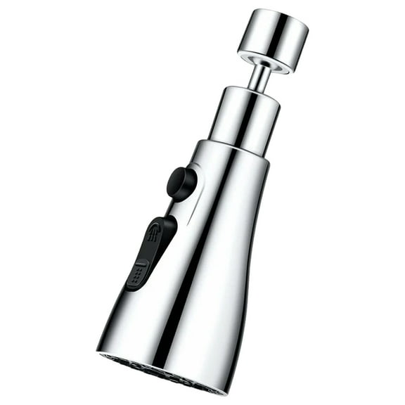 Universal Pull Down Faucet Sprayer, 3-Function Kitchen Sink Aerator with Anti-Splash Design, Easy Installation for Most Applications