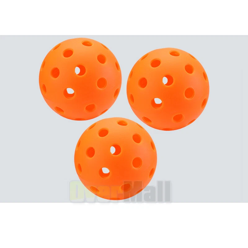 3 Fuse Outdoor Pickleballs Balls Tournament Meet For Usapa Pack Of 3 Orange