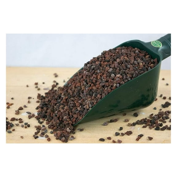 3 Gal. 1/8"- 3/16" Pre Mixed Horticultural Red/Black Lava for Cactus & , Top Dressing, Tree Soil Mix - Inorganic Additive (3GAL BK/RED S)