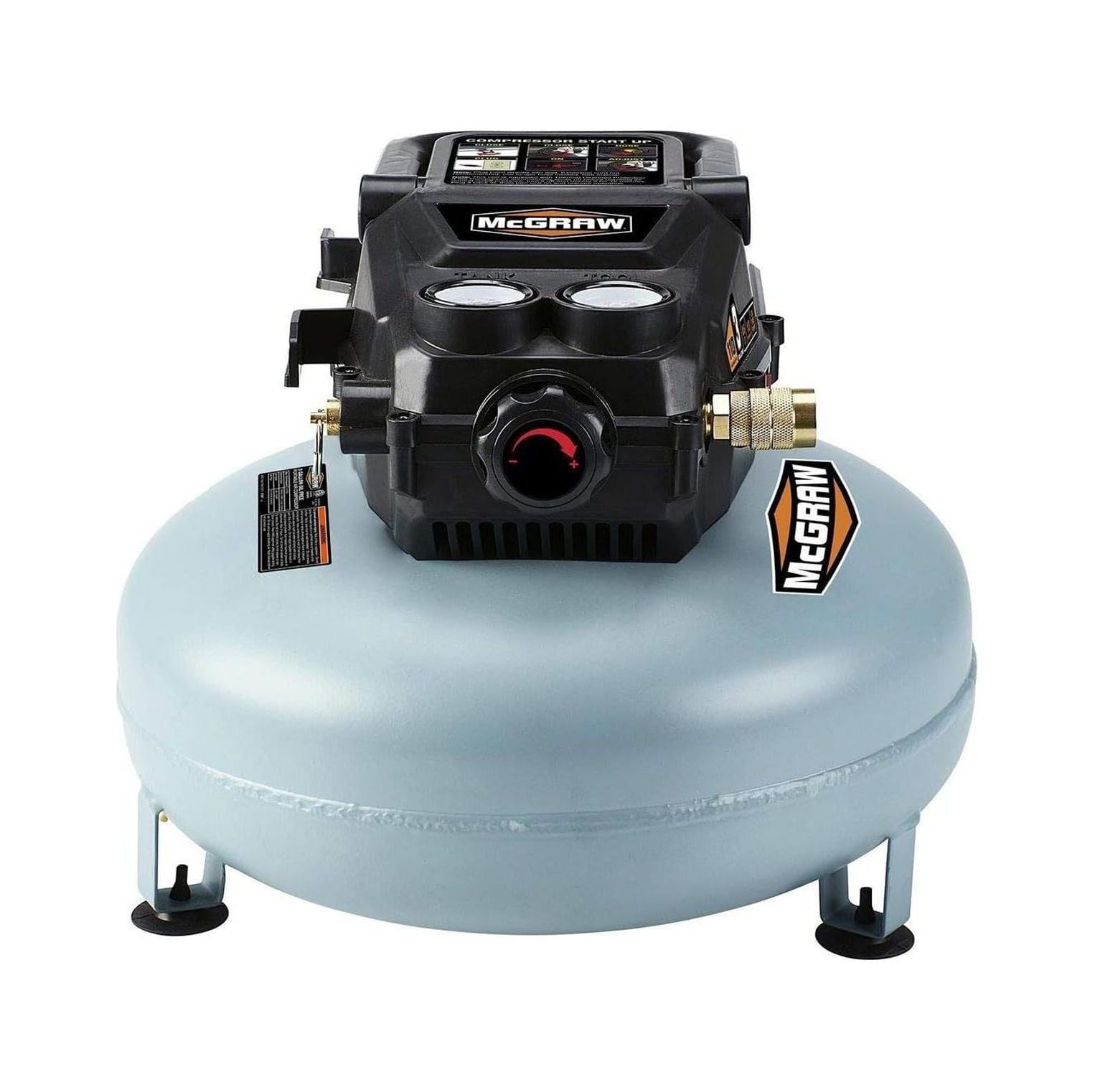 3 Gallon 1/3 110 PSI OilFree Pancake Air Compressor