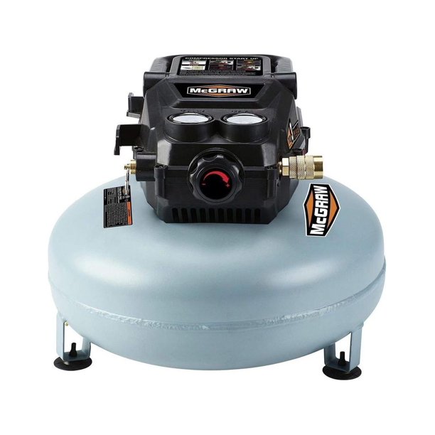 3 Gallon 1/3 110 PSI OilFree Pancake Air Compressor