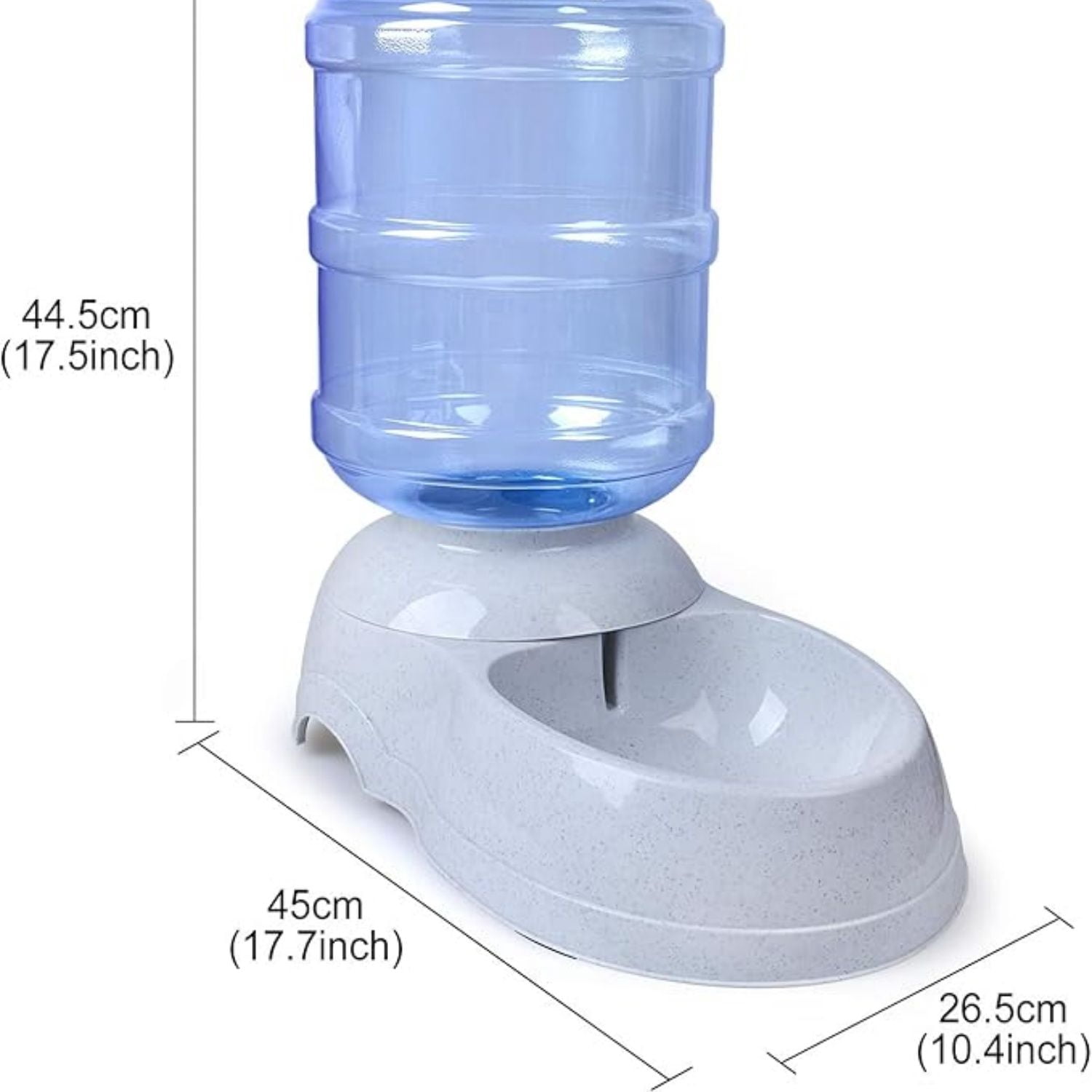 3 Gallon/11L Replenish Pet Waterer for Large Dog Cat Animal Automatic Gravity Water Drinking Fountain Bottle Bowl Dish Stand