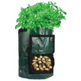 3 Gallon 2522cm Potato Grow Planting Bags Woven Fabric Garden Pots