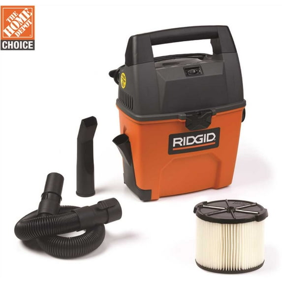 RIDGID 3 Gal. 3.5-Peak HP Portable Pro Wet Dry Vac