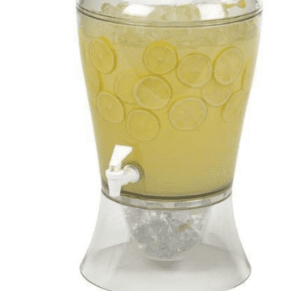 3-Gallon Beverage Dispenser- Poly Prop Beverage Dispenser, Clear