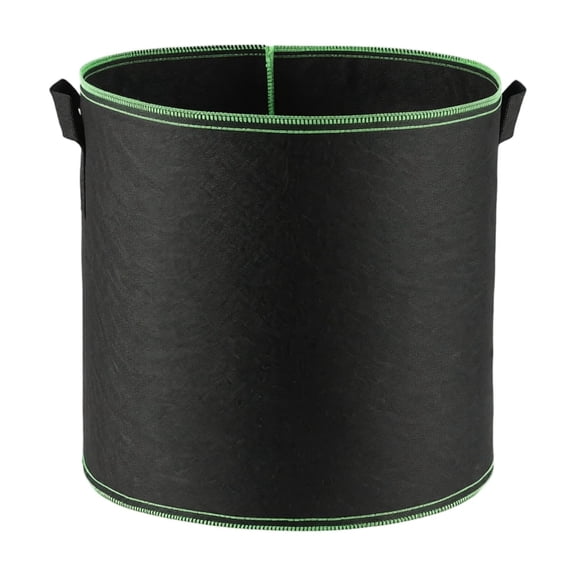 3 Gallon Green Rim Dual Handles Plant Grow Bag, 9.84x8.66 Inch Breathable Fabric Planter Pot for Vegetable Flower Fruit Home Garden Planting