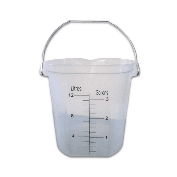 3 Gallon Measuring Bucket, Can Be Used As A Water Bucket, Water Buckets For Cleaning, Or Mop Bucket, A Bucket With Handle, Durable 3 Gal Bucket, Accurate 3gallon bucket