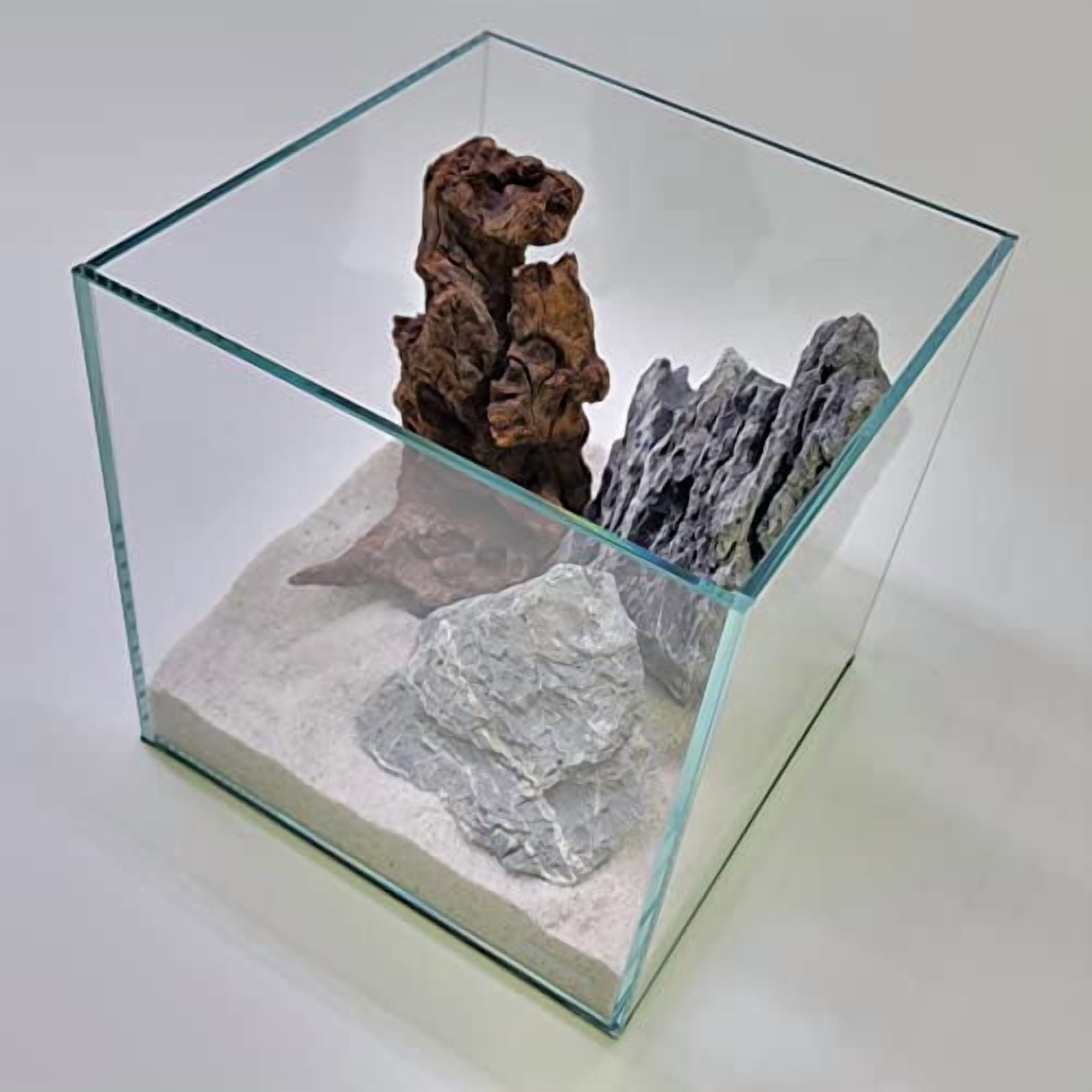 Gallery Detail: 3 Gallon Nano Cube Low Iron Ultra Clear Glass Aquarium