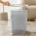 thumbnail image 1 of 3 Gallon No Lid Wastebasket, Garbage Container Bin for Office Desk, Bathroom, Kitchen, Bedroom, Home Office, College Dorm, Waste Paper Basket, 1 of 6