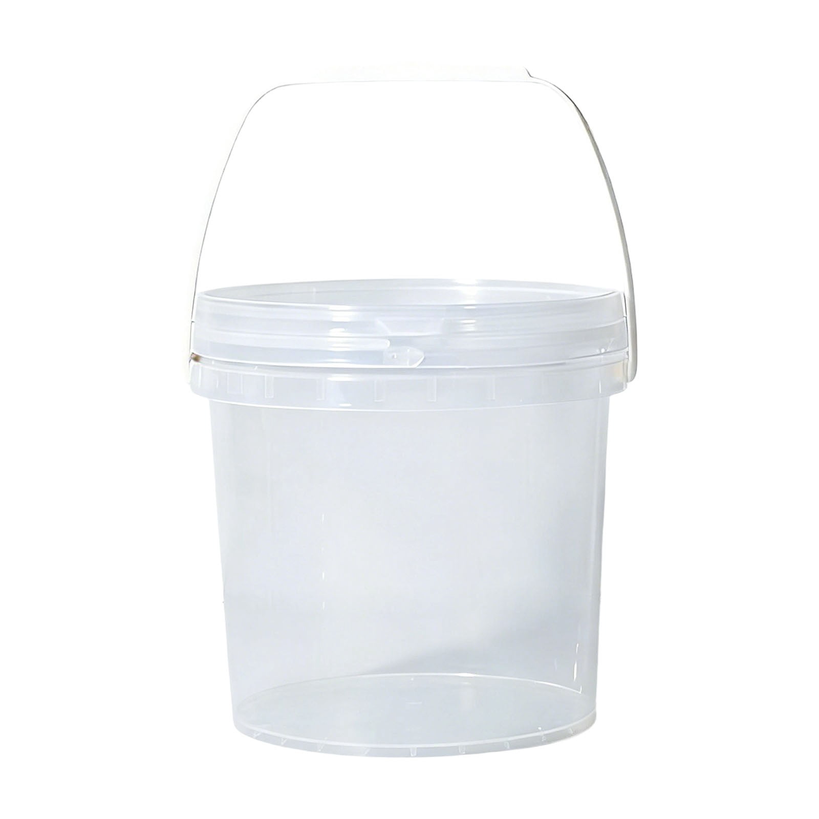 3 Gallon Plastic Bucket with Lid & Handle, Airtight Food Storage Container, Reusable Bucket for Flour Sugar Snacks, Heavy Duty Buckets, Portable Water Bucket Set, Kitchen Organization Camping Use