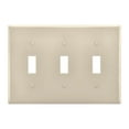3 Gang Light Switch Cover Plate Cream Wall Plate Decorate Electrical