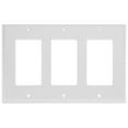 thumbnail image 1 of 3-Gang Screwless Wall Plate Decorator Outlet Covers for Electrical Outlets Light Switch Hidden Screw Face Plates, 1 of 7