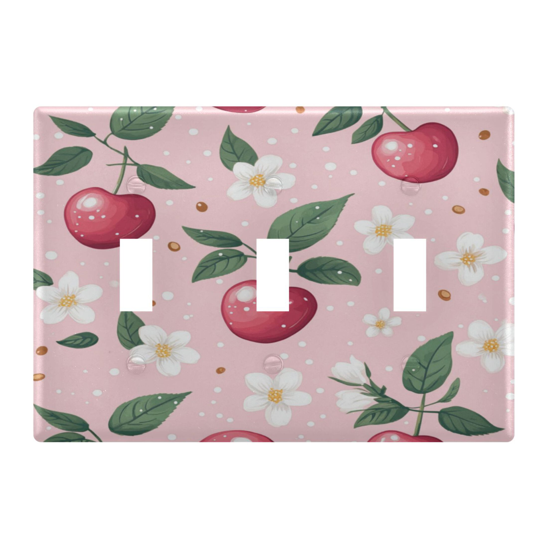 3 Gangs Switch Plate 6.37" × 4.48" Light Switch Cover Plate Wall Plate