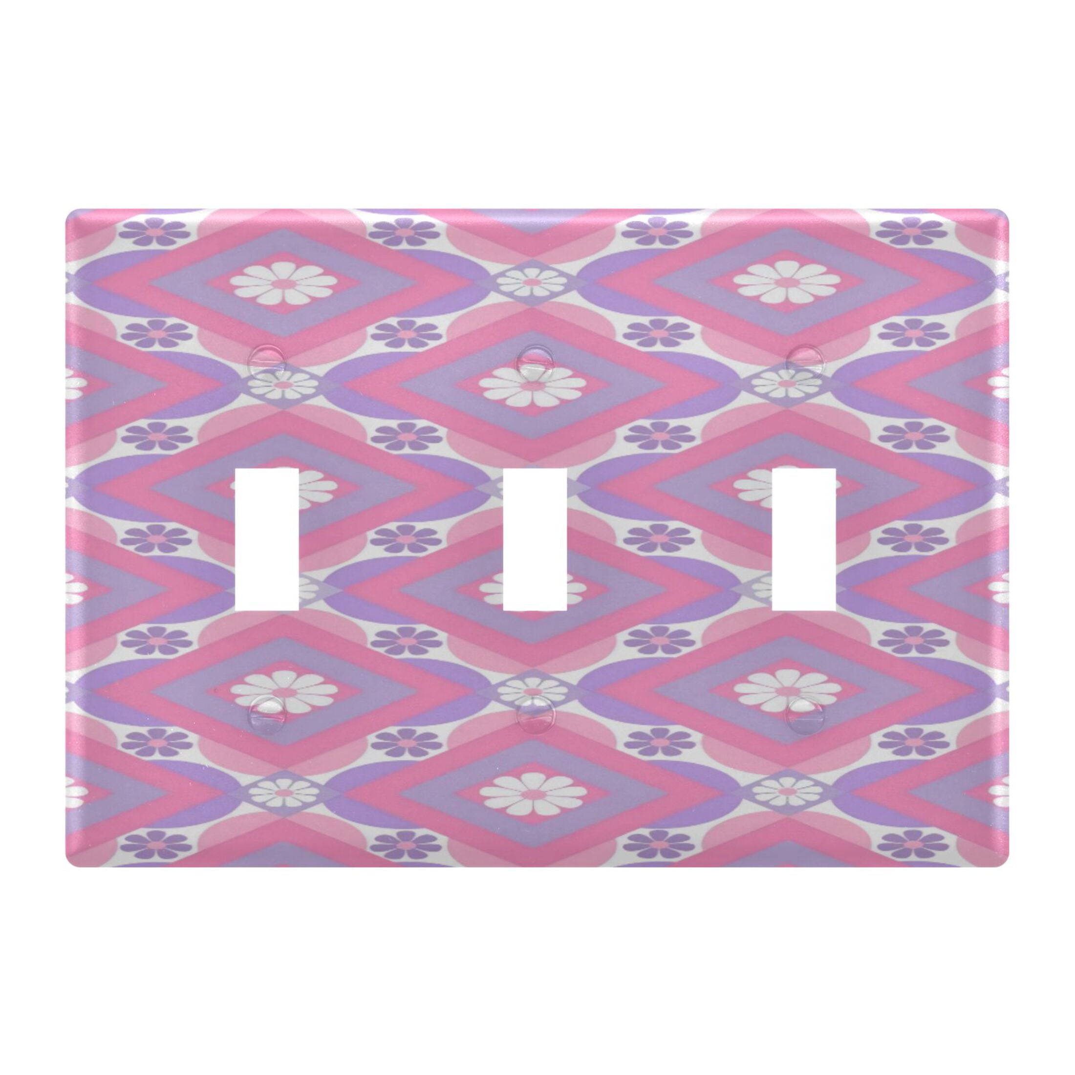 3 Gangs Switch Plate 6.37" × 4.48" Light Switch Cover Plate Wall Plate