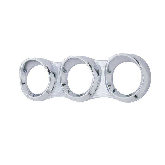 3 Gauge Cluster Cover W/ Visor For 2006+ Peterbilt 379 384 386 387 388 389