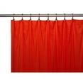 thumbnail image 1 of 3 Gauge Vinyl Shower Curtain Liner w/ Weighted Magnets and Metal Grommets in Red, 1 of 7