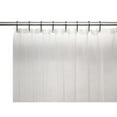 thumbnail image 1 of 3 Gauge Vinyl Shower Curtain Liner w/ Weighted Magnets and Metal Grommets in Super Clear, 1 of 7