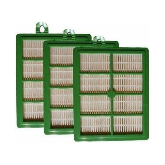 (3) Generic Three Electrolux Eureka Sanitaire H12 HF1 Upright/Canister Pleated Hepa Filter Aptitude, Harmony, Oxyge
