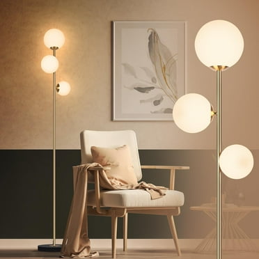 Vintage Floor Lamp 3-Color living room lighting Golden