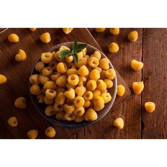 3 Golden Raspberry Plants – Live Fruit Bush (Rubus idaeus) – Sweet Yellow Heirloom Raspberries – High Yield Berry Plant for Outdoor Gardens