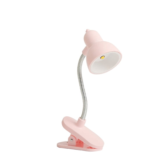 3. Gooseneck Clamp Light with Adjustable Brightness, Rotating Neck for Nightstand, Dorm, Work