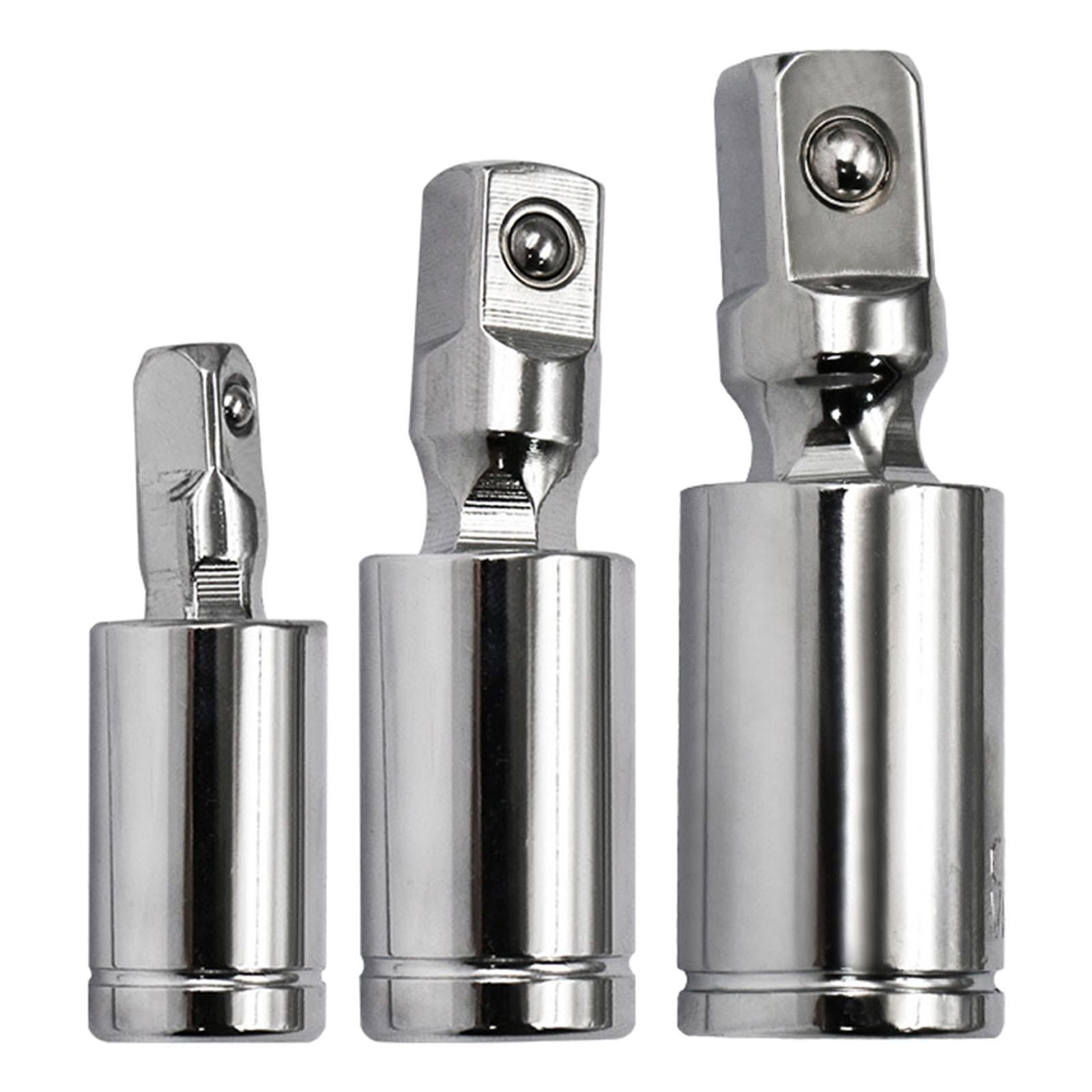 3 Grade Universal Joint Swivel Socket Adapter Set Durable Flexible