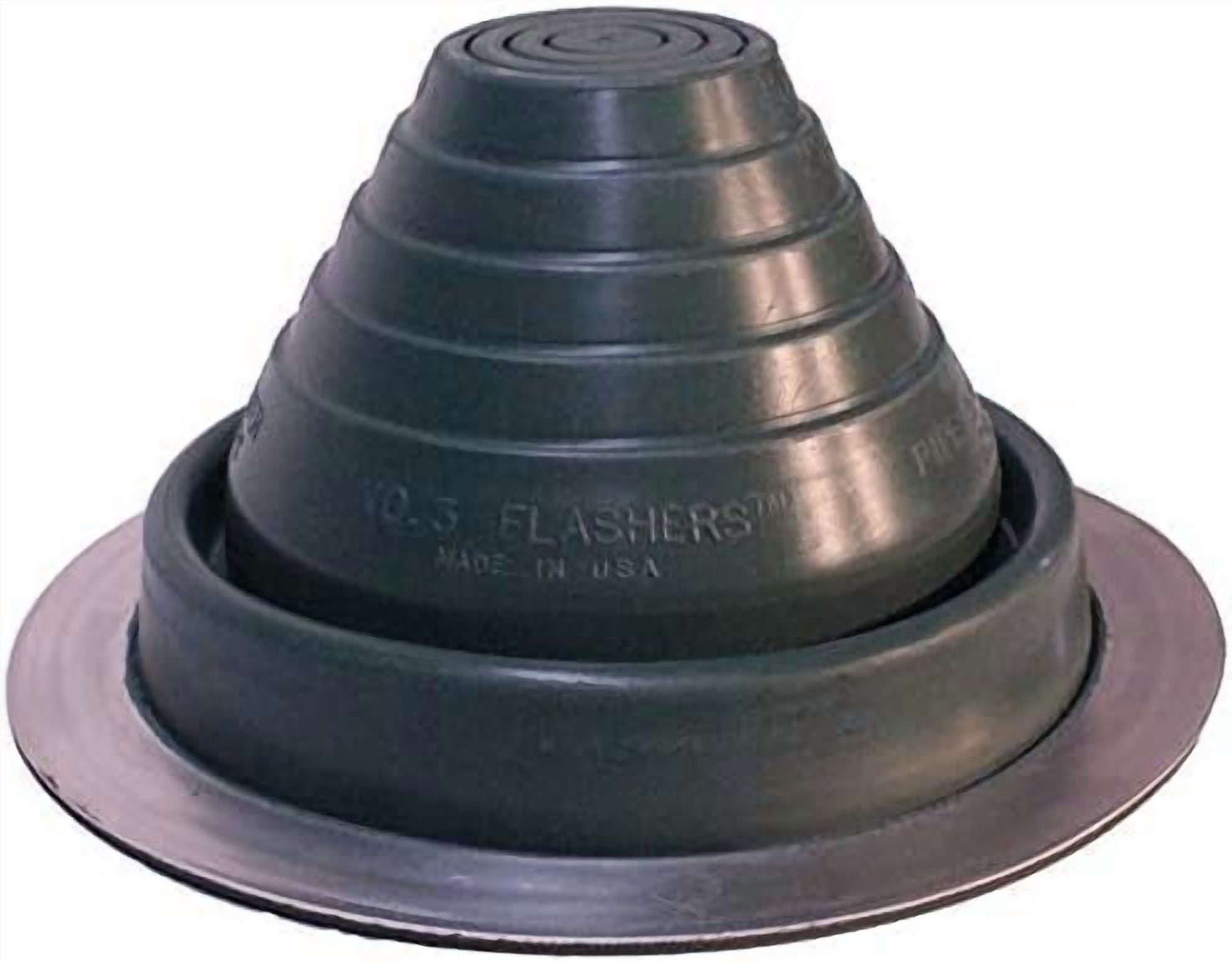 NVNOO 4.75 In. Black EPDM Flexible Roof Jack Pipe Boot Metal Roofing Pipe Flashing, Pipe OD 1/4 - View #7