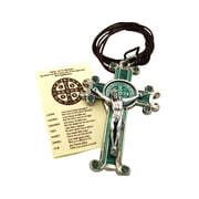 3 Green St. Benedict Crucifix Pendant