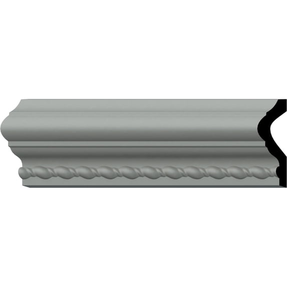 3"H x 1"P x 94 1/2"L Oslo Rope Panel Moulding