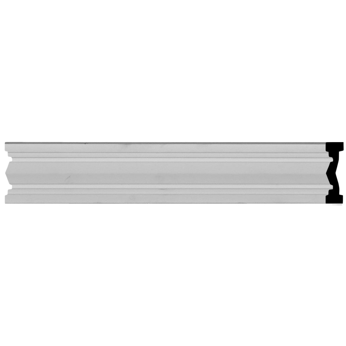 Ekena Millwork Charleston 3'' H x 96'' W x 0.875'' D Urethane Chair Rail