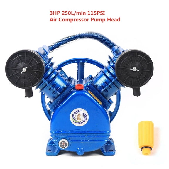 3 HP Replacement Air Compressor Pump Single Stage V-Style Twin Cylinder 2 Piston