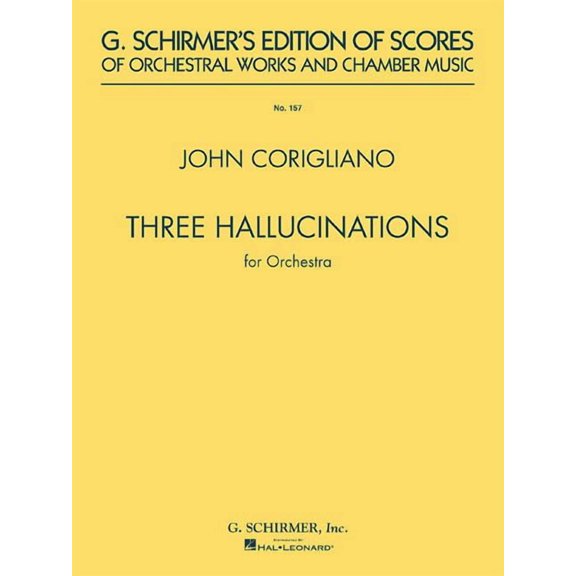 3 Hallucinations (from Altered States): Study Score No. 157 (Paperback) by John Corigliano