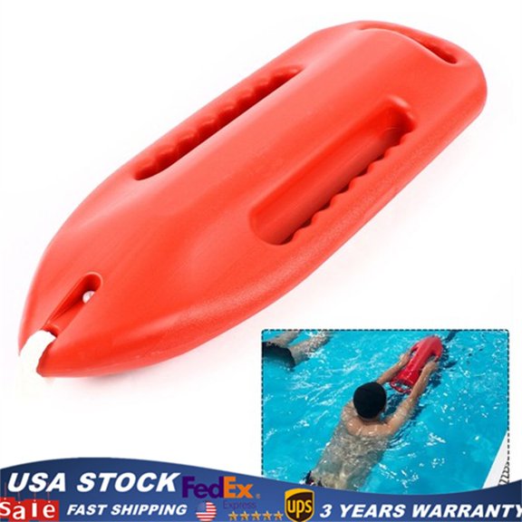 3-Handle Lifeguard Rescue Can Swimming Float Rescue Buoy for Open Water Rescue
